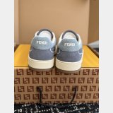 Fendi Match Suede Sneakers