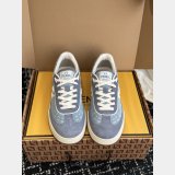 Fendi Match Suede Sneakers