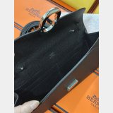 Luxury Hermes  D Ancre to go clutch Epsom bag