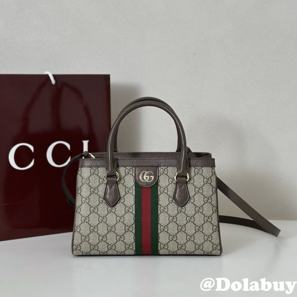 Cheap 836840 Gucci Ophidia Small Tote GG Canvas Bag