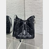 Christian Dior D-Motion Bucket 1025 & 1026 Silver/Gold Bag