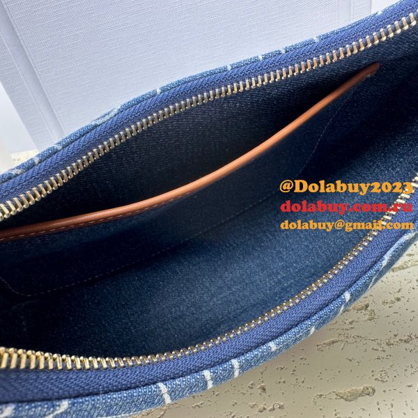 Celine Designer 1:1 Mirror Ava Denim 193952 Fake Bag