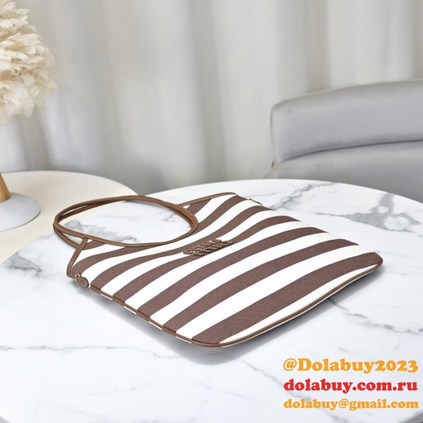 Miu Miu IVY Canvas And Leather Bag 5BG231