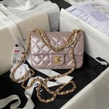 Luxury CC MINI AS4385 pearl chain BAG 2024