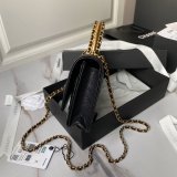 Best Top Wallet On Chain 1:1 Mirror AP4062 Black Replica Bag