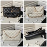 Designer Top Quality AS4777 Hobo Knockoff Black/White Bags