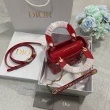 High Quality Christian Dior Lady patent leather 17CM Bag mini