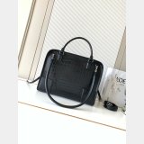 Large Loewe  Amazona 180 bag in croco calfskin