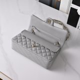 Top Quality CC 25cm Flap Handbags Lambskin