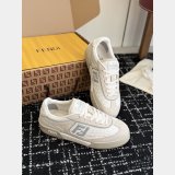Fendi Match Suede Sneakers
