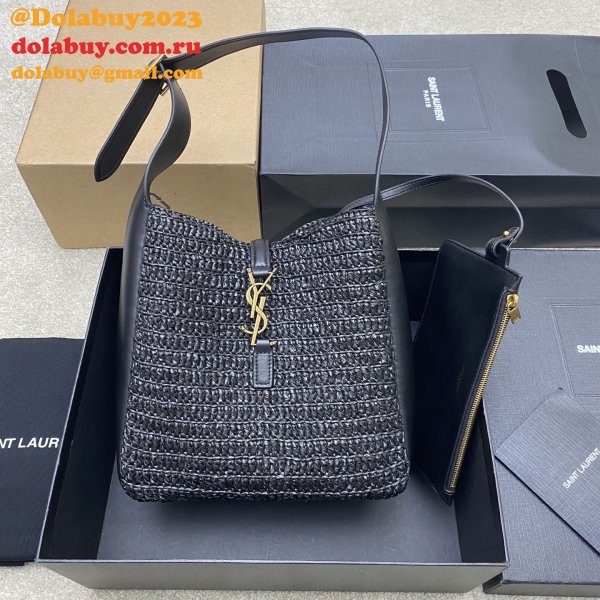 Best Saint Laurent LE 5A 7 SOFT 713938 Raffia Bag