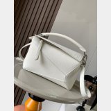 Top loewe In grained leather Puzzle Bag 24CM