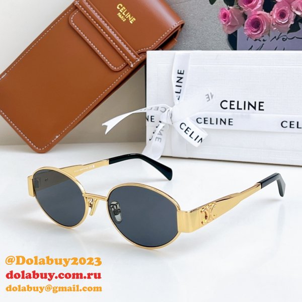 Celine Triomphe Sunglasses in Metal