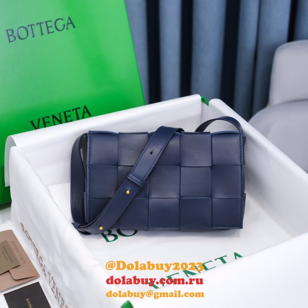 Top Quality Bottega Veneta Cassette Lambskin Crossbody Bag