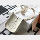 Hermes Evelyne Handbags Replica off White