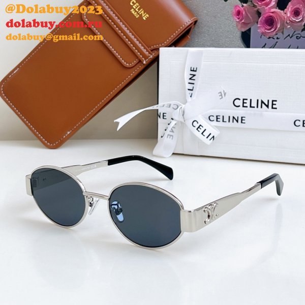 Celine Triomphe Sunglasses in Metal