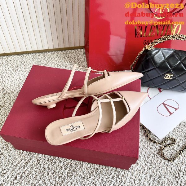 Valentino Runway Garavani Leather Mules