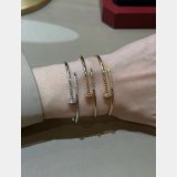 Juste un Clou bracelet  small model reverse-set diamonds