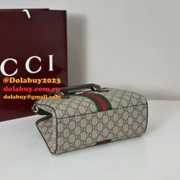 Cheap 836840 Gucci Ophidia Small Tote GG Canvas Bag