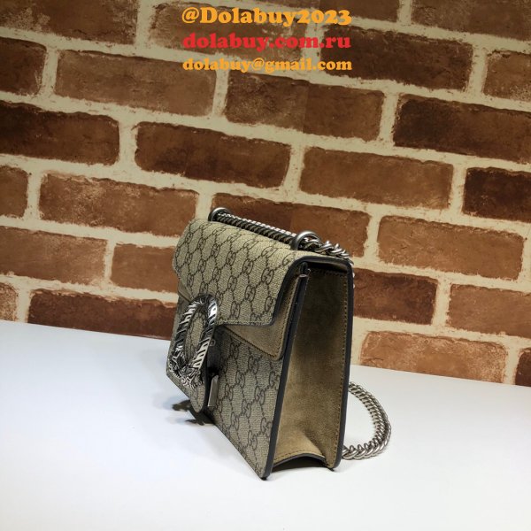 Gucci High Quality 421970 Dionysus GG Supreme mini Beige bag