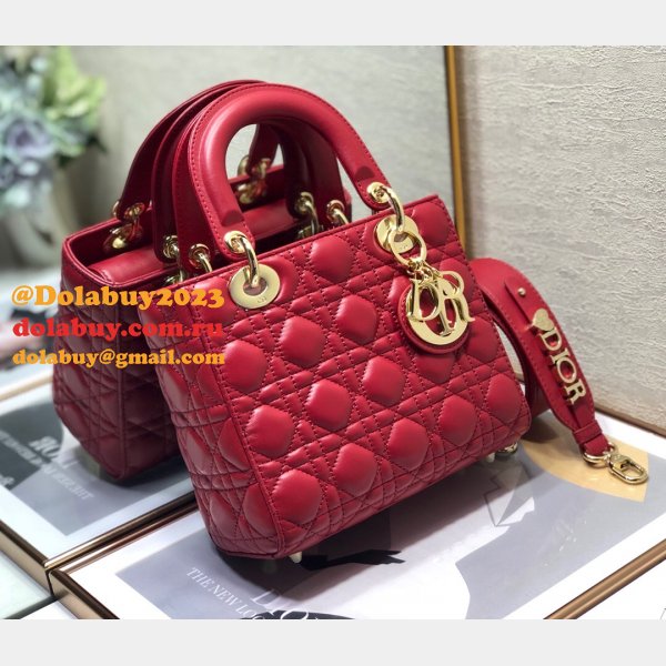 Luxury Christian Dior Lady Dior AAA+ 20CM Fake Bags