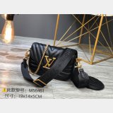 Louis Vuitton Replica M56461/M57864 New Wave Multi Pochette Leather Crossbody