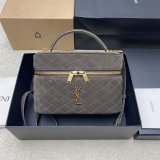 Saint Laurent YSL Gany Vanity Diamond-quilted Bag 766731