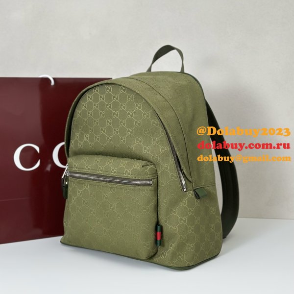Knockoff 834464 Gucci GG Canvas Medium Backpack Bag
