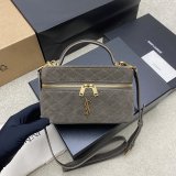 Saint Laurent YSL Gany Vanity Diamond-quilted Bag 766731