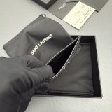 CASSANDRE MATELASSE card case in grain leather