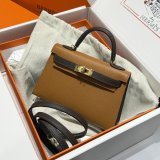 Top Hermes human handmade stiching mini Kelly bag 2026