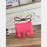 Top quality Hermes handmade Stiching Constance Bag 18CM