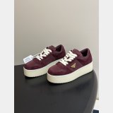Downtown Bold Re-Nylon and suede sneakers