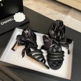 CC 26 Lambskin And Silk high heel Sandals