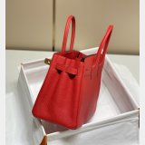 Hermes Birkin Togo leather Handbags Red 35CM