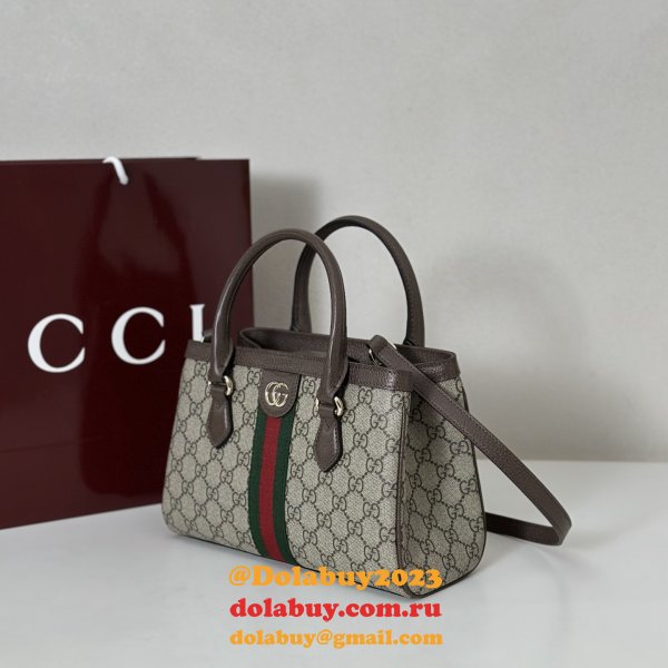 Cheap 836840 Gucci Ophidia Small Tote GG Canvas Bag
