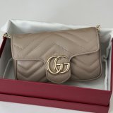 7 Star Gucci Replicas 476433 GG Marmont Super Crossbody Bag