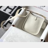 Hermes Evelyne Handbags Replica off White