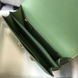 Perfect Hermes handmade Stiching Constance Bag 23cm