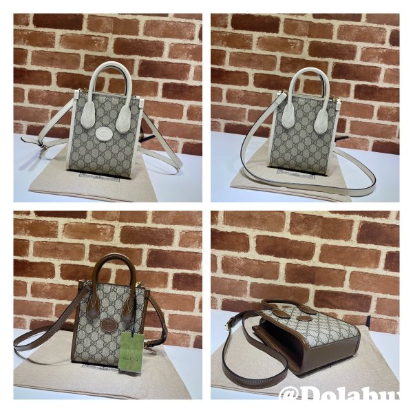 Shop Now Gucci Replica Mini tote bag with Interlocking G 671623 GG Supreme