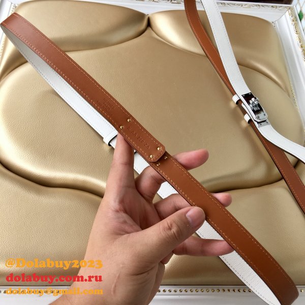 7 Star hottest selling hermes kelly thin belt 17mm