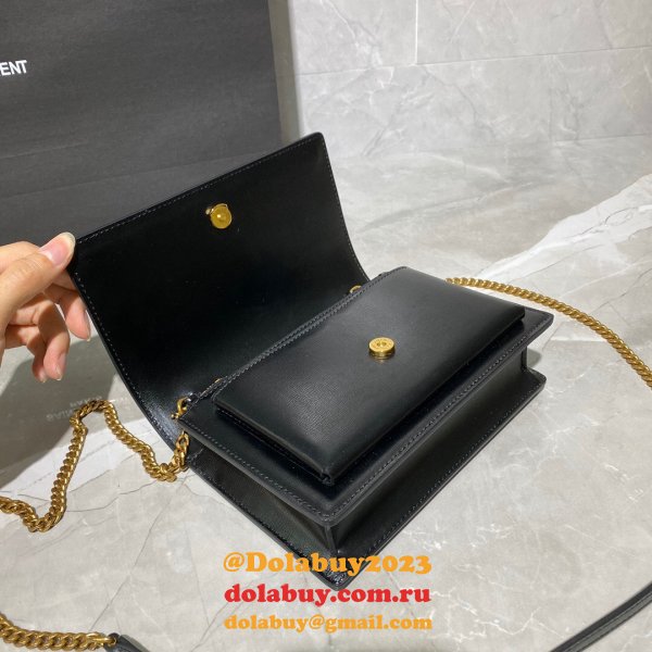 Buy Replica YSL Sunset 19cm Bags Online Black