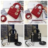AAA+ Christian Dior Lady Handbags MINI 17CM lambskin
