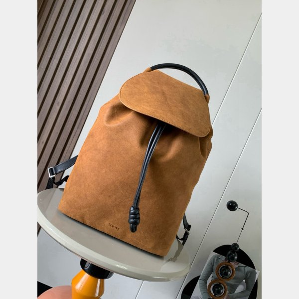 Flamenco Backpack in Shiny Supple Calfskin