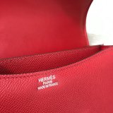 Hermes Constance Bag 18cm Epsom Leather Red