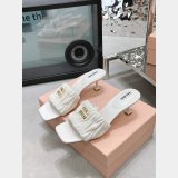 Perfect Luxury Replica Miu Miu high heel slippers Shoes