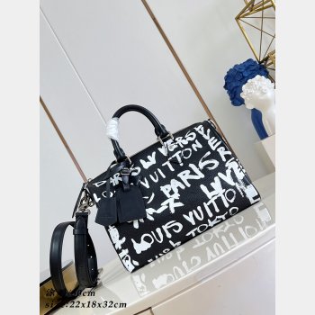 Louis Vuitto Speedy P9 Bandoulière 30 Scribble Autres Cuirs Monogram M26175 Bags
