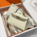 7 Star Hermes human handmade stiching mini Kelly bag 2026