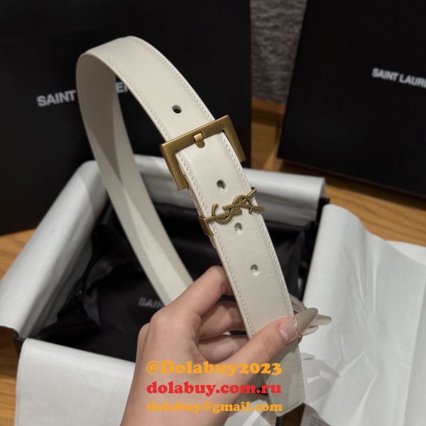 Designer SAINT LAURENT BELT 20MM/30MM