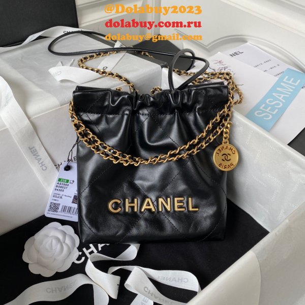 Luxury FASHION AS3980 CALFSKIN CC BAG 20CM